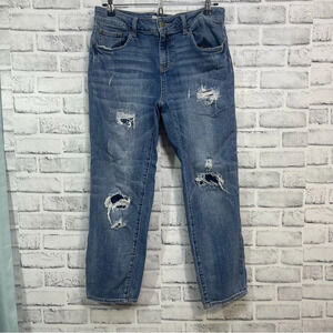 BP Distressed Boyfriend Ankle/Crop Jeans 27